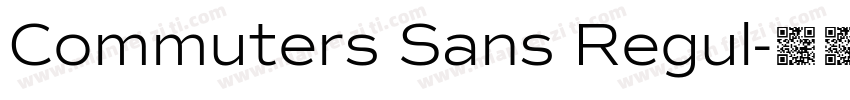 Commuters Sans Regul字体转换